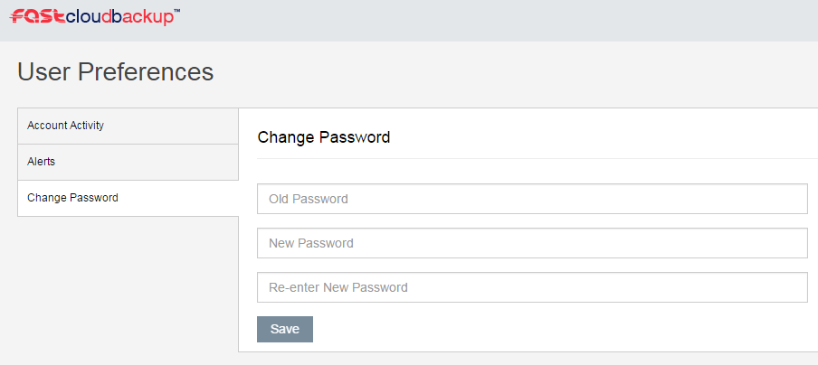 change password