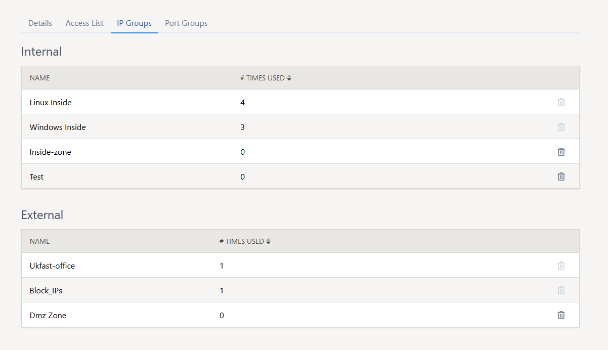 IP Groups