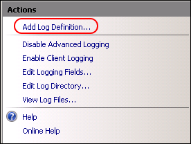 Add log def