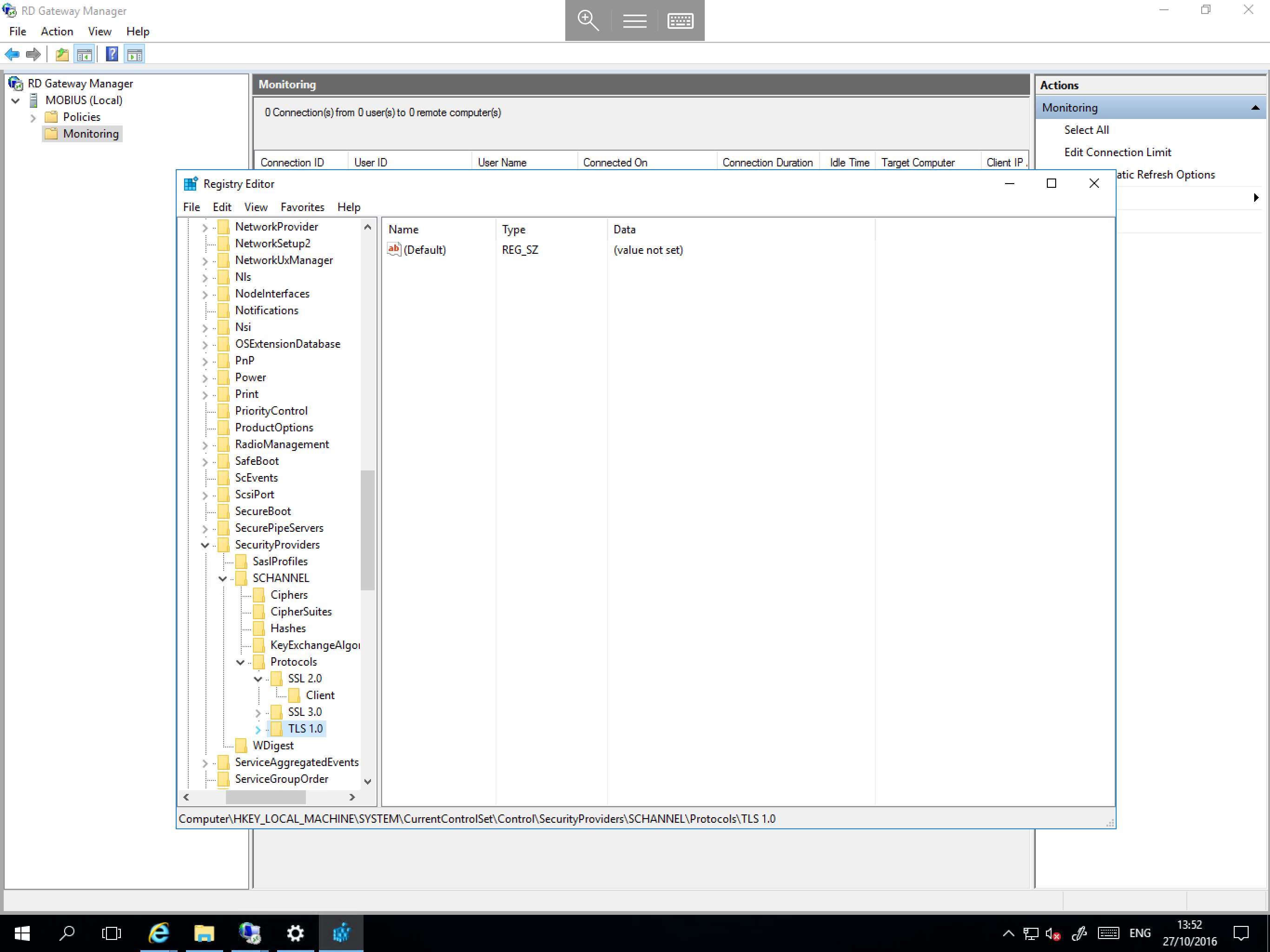 TLS 1.0 Root