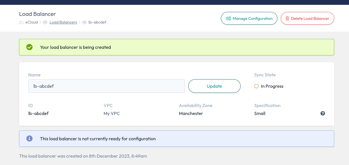 load balancer deploying