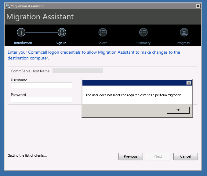 migration assistant